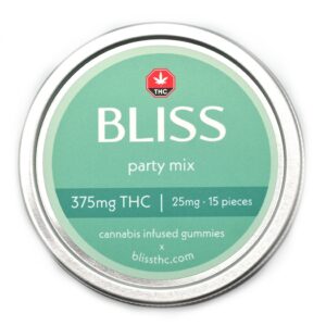 Buy BLISS Edibles 375mg THC Party Mix Online