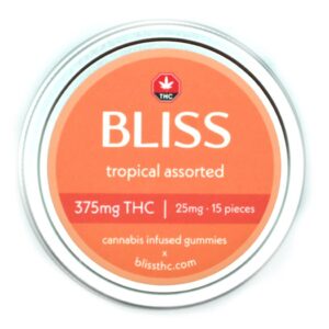 Buy BLISS Edibles 375mg THC Tropical Online