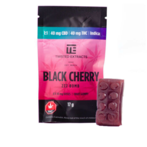 Buy Black Cherry INDICA 1 1 JELLY BOMBS – Twisted Extracts Online