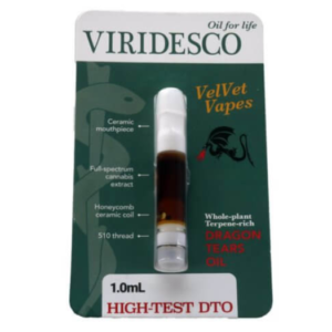 Buy Viridesco – High-Test Dragon Tears Vape Carts Online